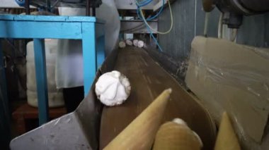 Konveyör otomatik satırları dondurma imalatı için