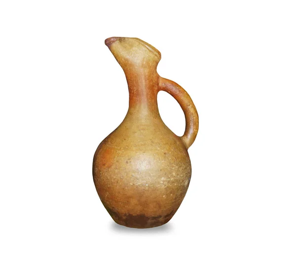 Georgian ancient ceramic jug made of clay for wine — Stock Photo, Image
