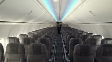 Volgograd, Rusya Federasyonu 18 Ağustos 2017: Modern iç Nord rüzgar şirketi uçağının 