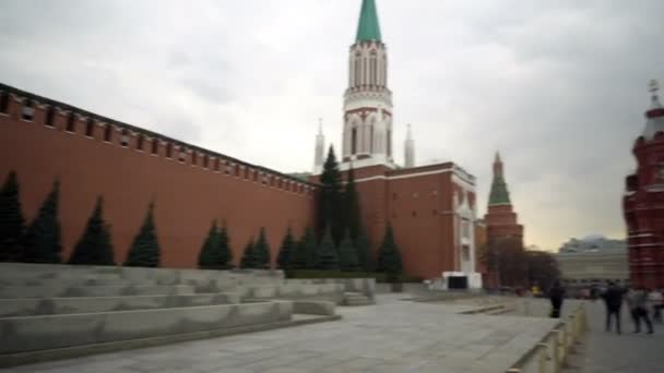 Moscú Federación Rusa Marzo 2017 Disparando Panorama Circular Plaza Roja — Vídeo de stock
