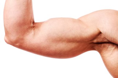 Bir fitness Bayan büyük pazı