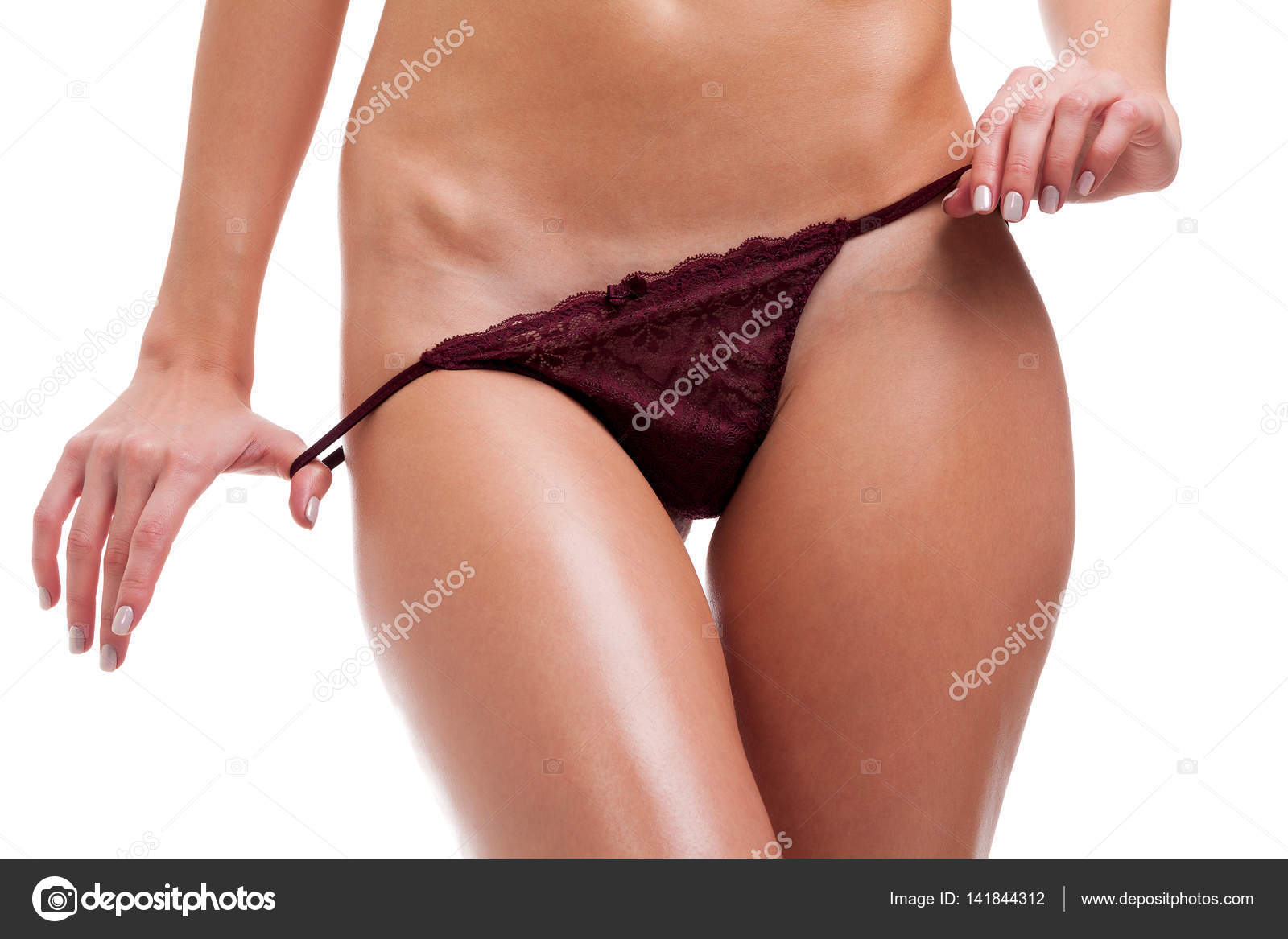 Desnudo Family Aerobics Sexy Women Pulling Underwear