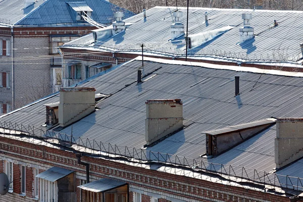 Roofs of the old houses — Stock Photo, Image