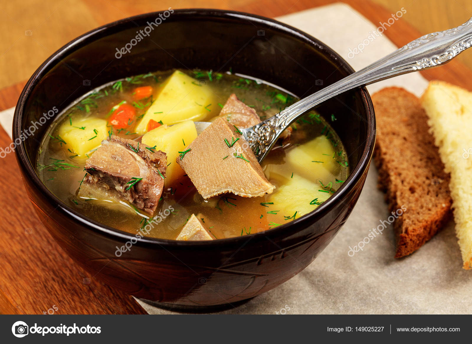 Tabak etli sebze çorbası — Stok Foto © Nobilior 149025227