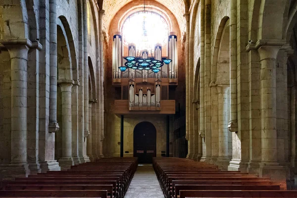 Vimbod Poblet Spain April 2013 Interior Royal Abbey Santa Maria — Stock Photo, Image