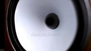 Hoparlör closeup video