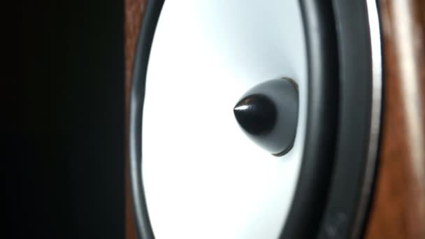 Video close-up dari loudspeaker — Stok Video
