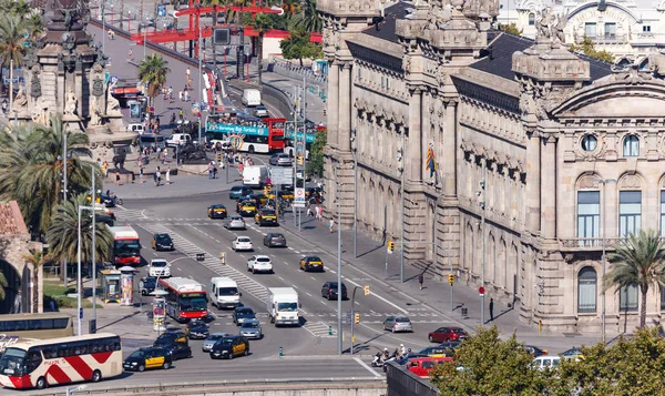 BARCELONA, SPAGNA - 15 settembre 2011- Vista giornaliera della storica Old Customs House (Aduana) situata sul lungomare di Barcellona, la capitale della Catalogna — Foto Stock