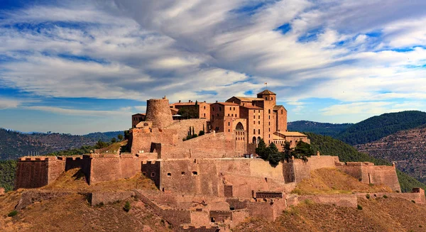 Het Kasteel Van Cardona Catalonië Spanje — Stockfoto