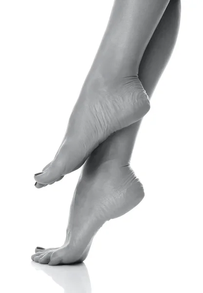 Bem tratados pés femininos — Fotografia de Stock