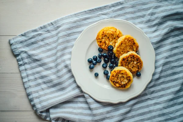 Délicieuses crêpes au fromage maison — Photo