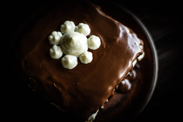 Delicious homemade  chocolate cake