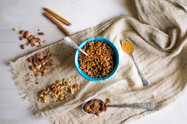 Часть вкусной домашней гранолы
 