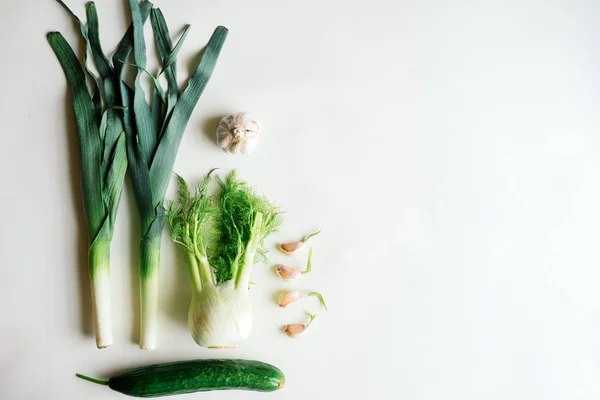 緑の野菜コレクション — ストック写真
