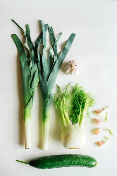 Collection de légumes verts — Photo