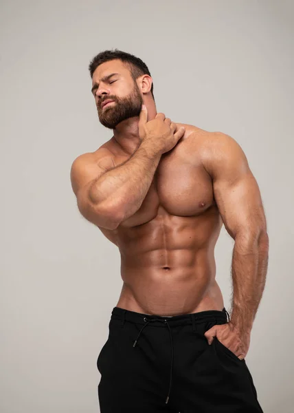 Hairy muscle male