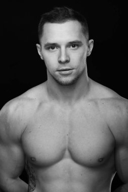 vücut geliştirmeci portresi