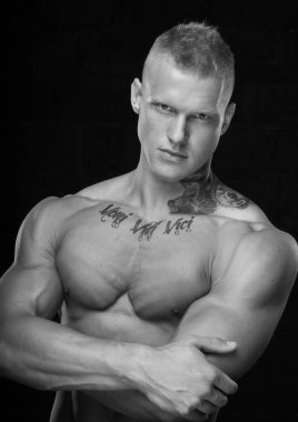 vücut geliştirmeci portresi