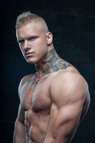 Portret van bodybuilder — Stockfoto