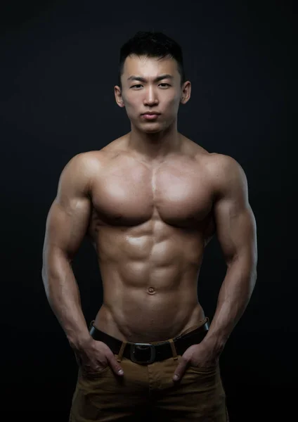 Atleta asiatico — Foto Stock