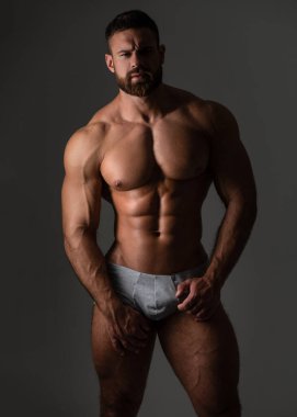 kaslı erkek modeli Studio
