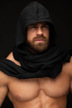 Stüdyoda fitness erkek modeli