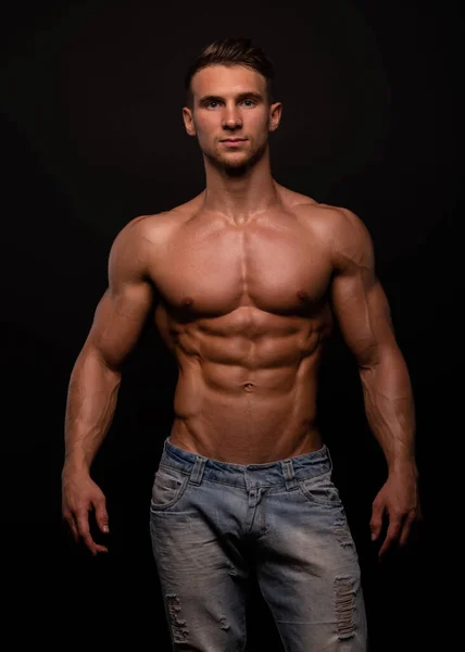 Fitness Modèle Masculin Studio — Photo