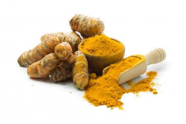 Zerdeçal kök ve zerdeçal tozu