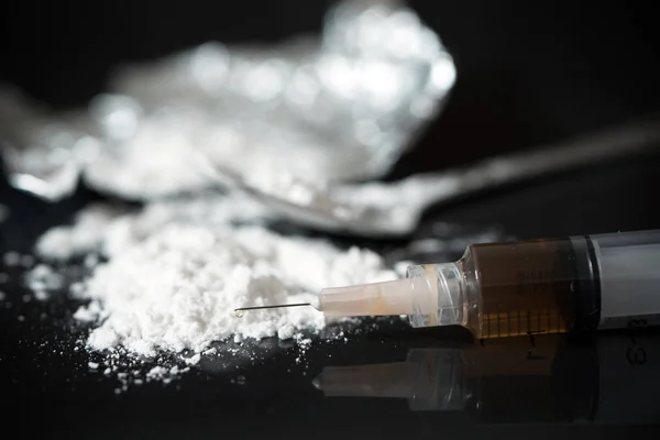 薬物中毒や薬物乱用の概念 — ストック写真