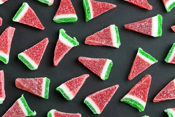 Vattenmelon gummy godis — Stockfoto