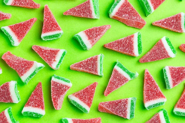 Vattenmelon gummy godis — Stockfoto