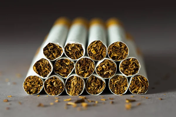 Pile of cigarettes — Stock Photo, Image