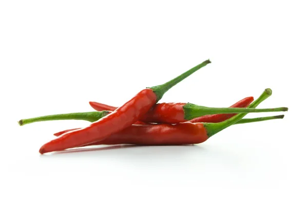 Červené chilli papričky — Stock fotografie