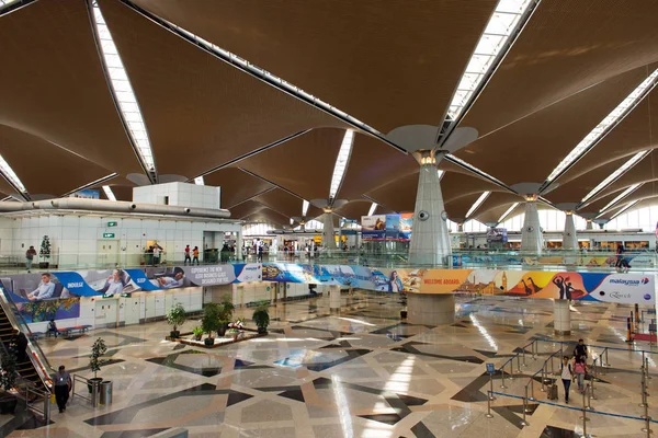 Klia, Kuala Lumpur International Airport interieur — Stockfoto