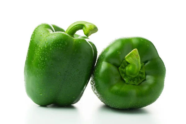 Green bell peppers — Stock Photo, Image