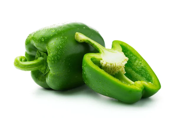 Green bell peppers — Stock Photo, Image