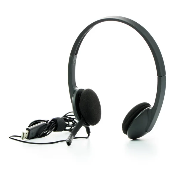 Headset for laptop — Stock Photo, Image