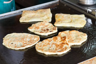Hint düz ekmek, roti canai yapımında