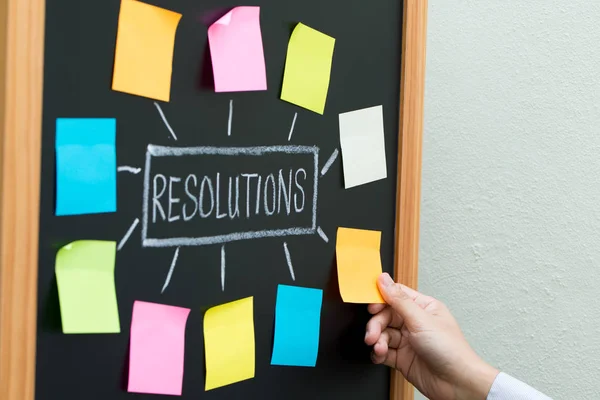 New year resolutions — Stock Photo, Image