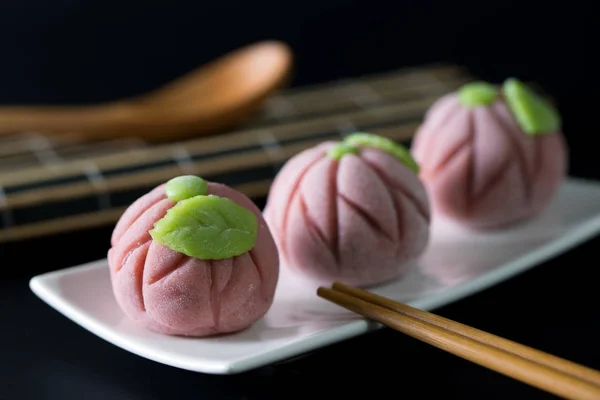 Japonské tradiční cukrářské wagashi — Stock fotografie