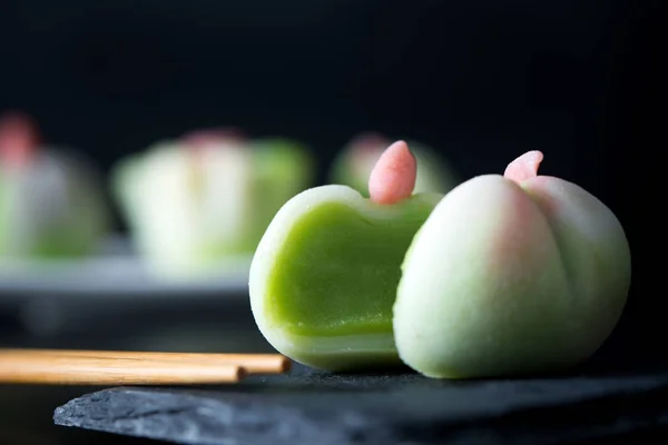 Japanese traditional confectionery wagashi — Stock Photo, Image