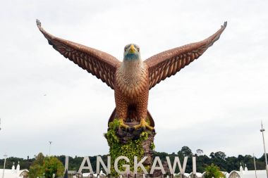 Kartal kare Langkawi Adası, Malezya
