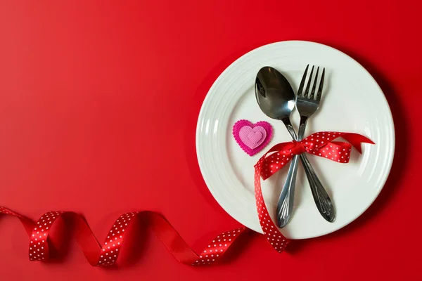 Valentine day dinner — Stock Photo, Image