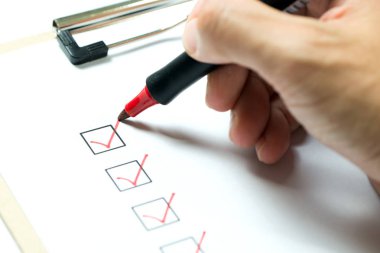 Pano üzerinde denetim listesi