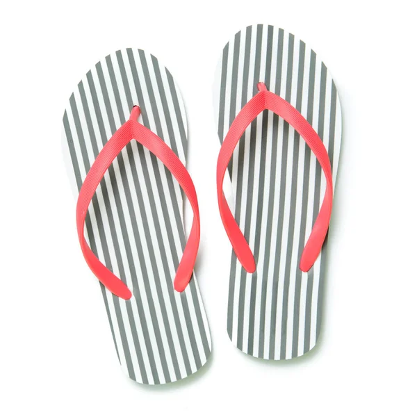 Flip flops isolated on white background — Stock Photo, Image
