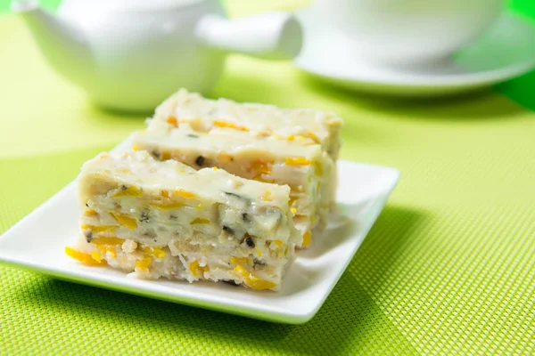 Chinese style pumpkin rice cake — Stock Photo, Image