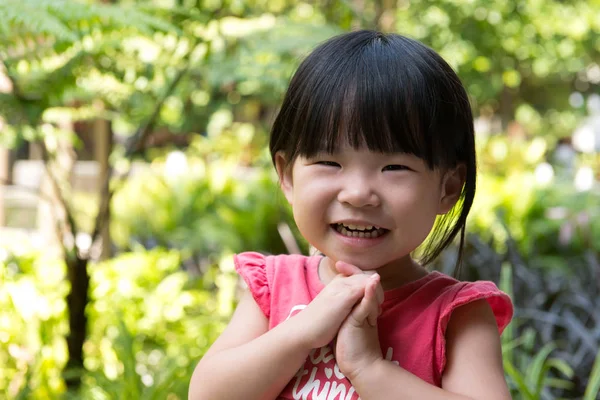 Portrait of beautiful asian child — Stock Photo, Image