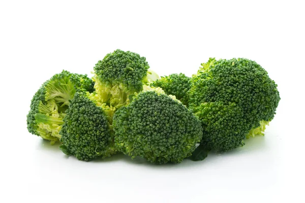 Broccoli izolat pe fundal alb — Fotografie, imagine de stoc