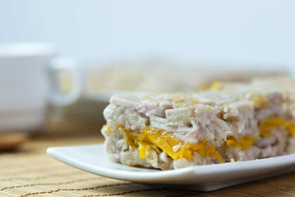 Homemade yam pumpkin cake — Stock Photo, Image