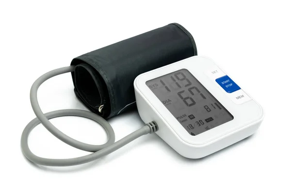 Digital blood pressure monitor Royalty Free Stock Images